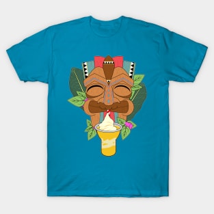 Tiki Totem Pineapple Whip Sip - No Text Variant T-Shirt